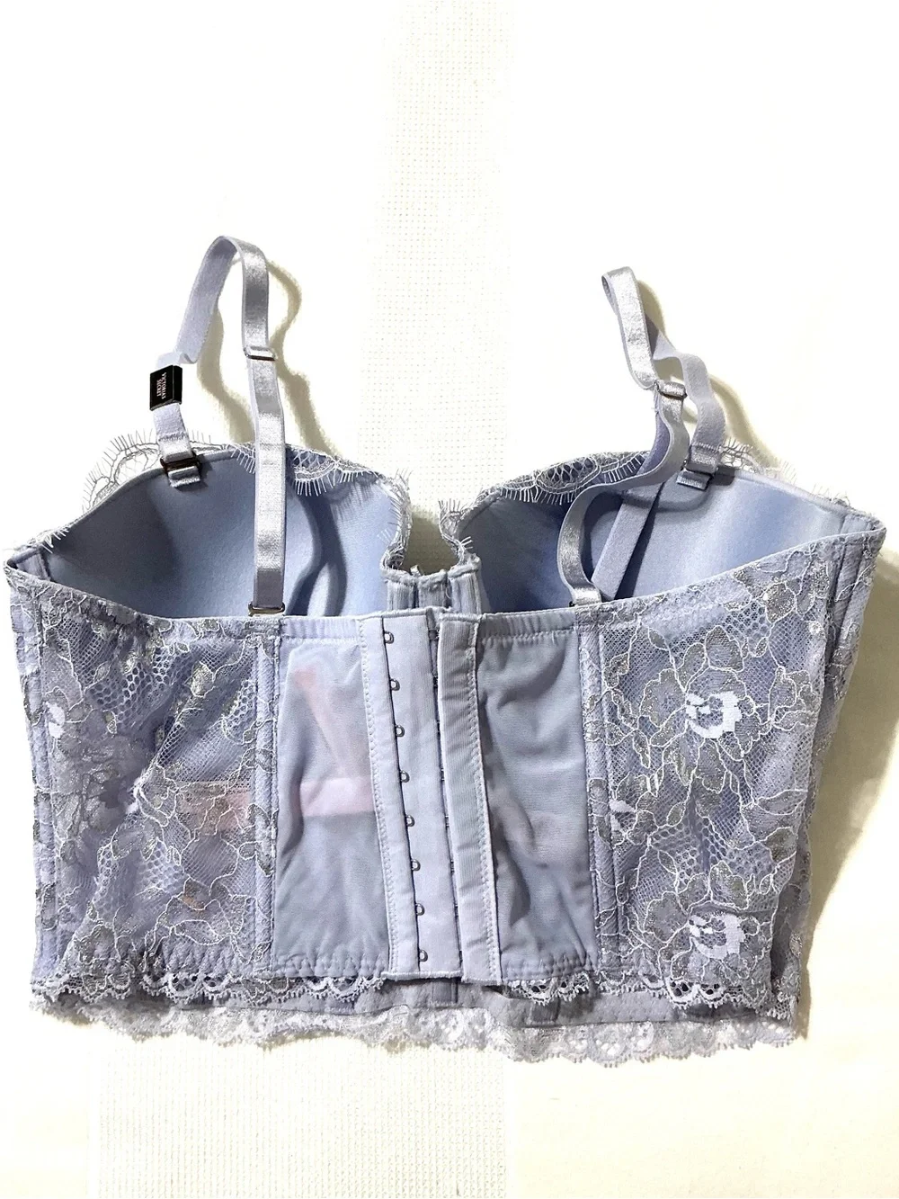 Victoria's Secret DREAM ANGELS Allure Lace Bra Top Icy Lavender 34D